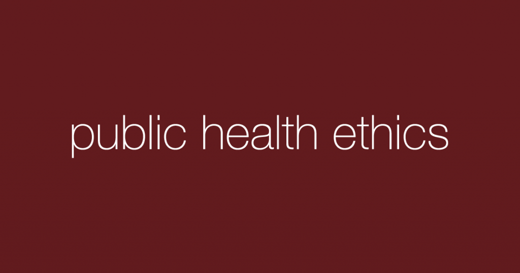 2022 Medical Fellow Esha Bansal Published in Oxford Academic’s Public Health Ethics Journal