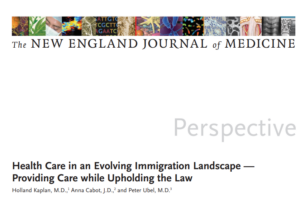 Holland Kaplan (Medical ’16) in the New England Journal of Medicine