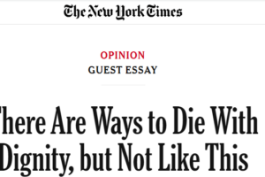 Lydia Dugdale (FASPE Medical Faculty) in The New York Times