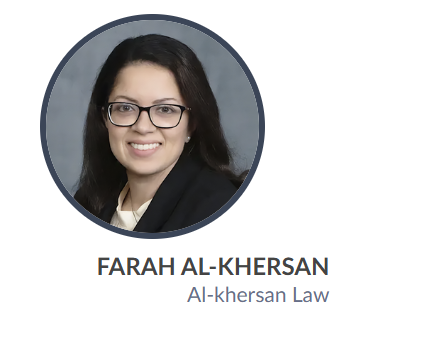 Farah Al-khersan (Law 2014) in Law360