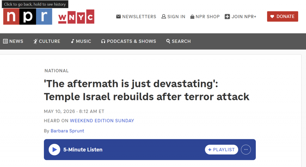 Barbara Sprunt (Journalism 2025) in NPR